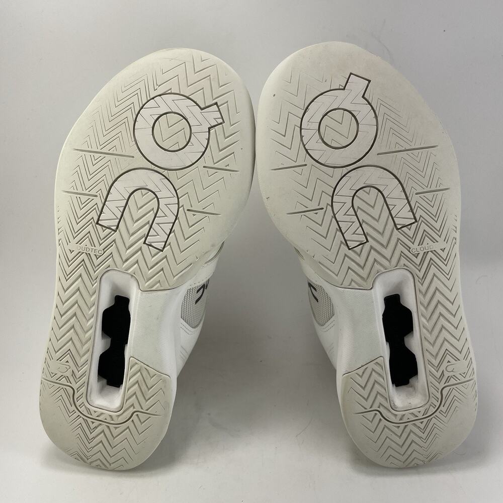 ON Cloud The Roger Clubhouse Pro Sneakers White/Ice Womens Size 8.5, No Insoles - Picture 7 of 11